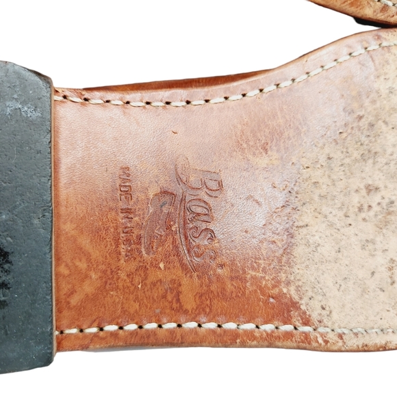 G H Bass Weejuns Men's Tasseled Loafers Brown Leather Shoe Sz 13 D Made in USA - Picture 15 of 16